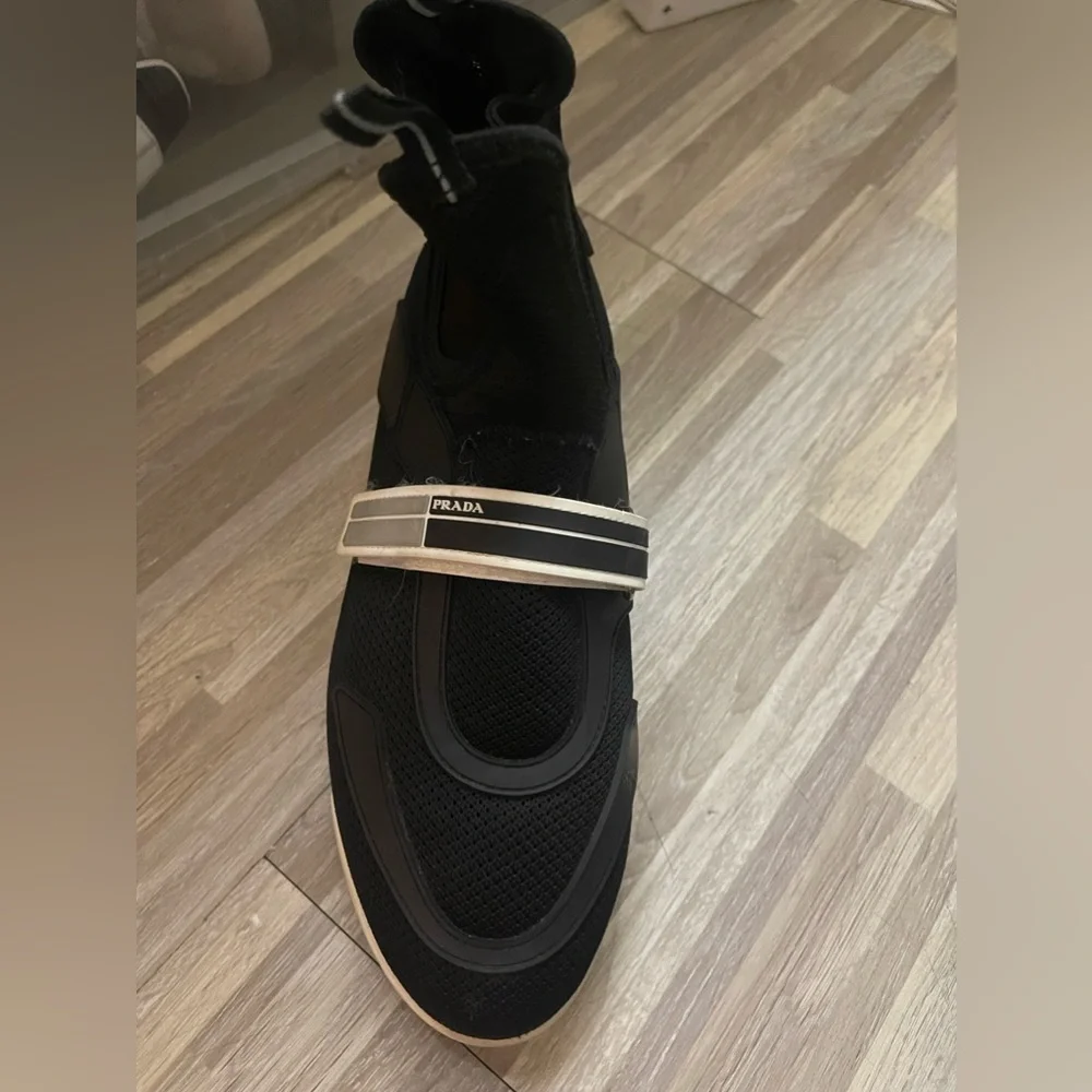 Black Prada nylon sneakers - Picture 4 of 8